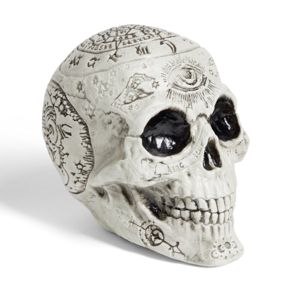 Décoration Halloween Spirit tête de mort à poser 15x11xH15cm