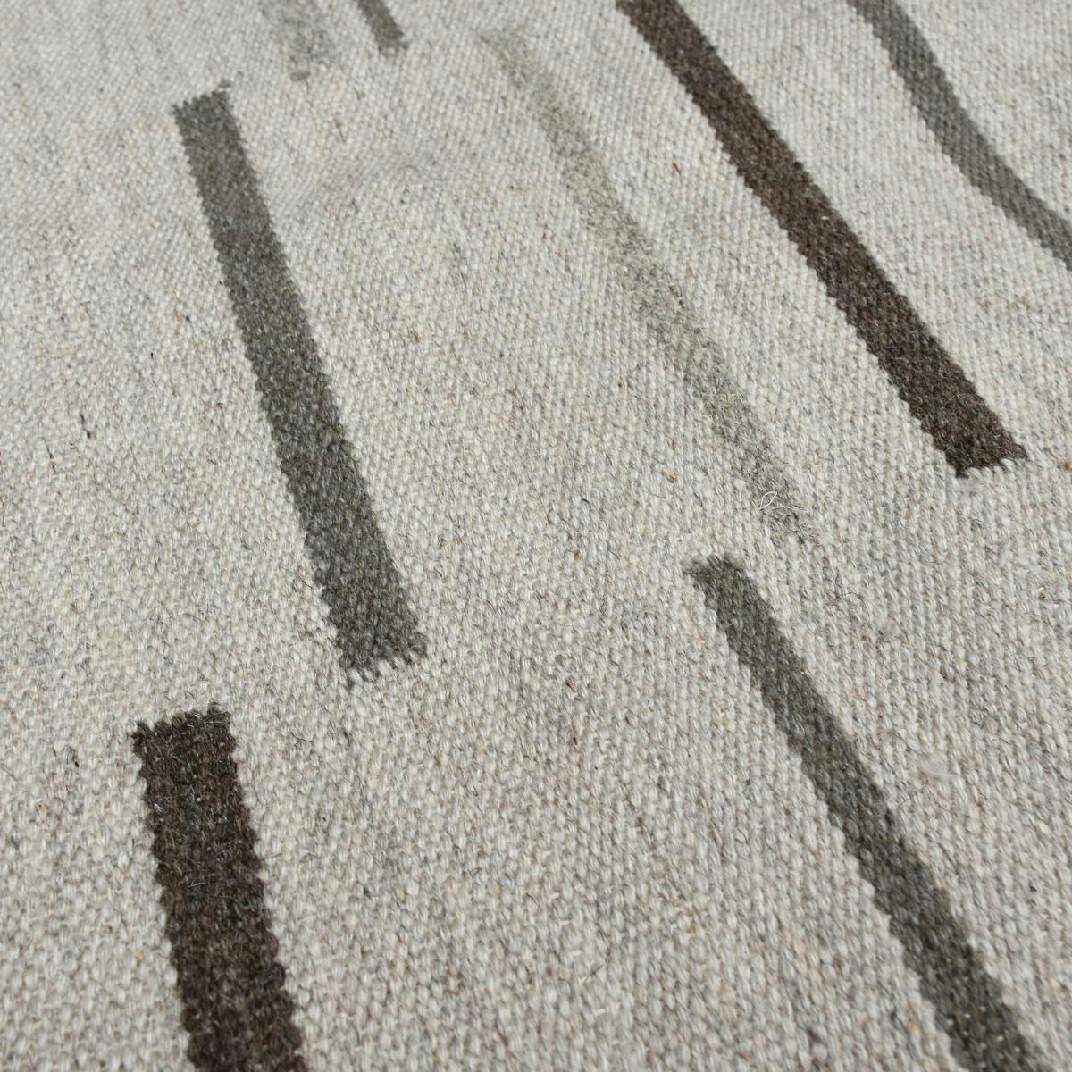 FOPTAN - Tapis kilim gris 160x230
