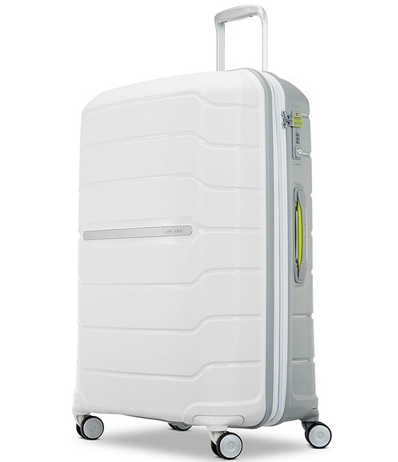 Freedom Hardside Collection Two-Tone Color Expandable Large Spinner Suitcase