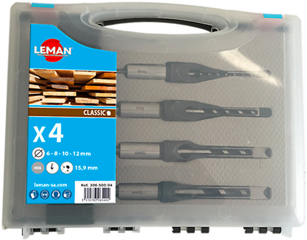 COFFRET 4 BEDANES CARRES   MECHES LU70 Q15.9MM - 306.500.04 - LEMAN