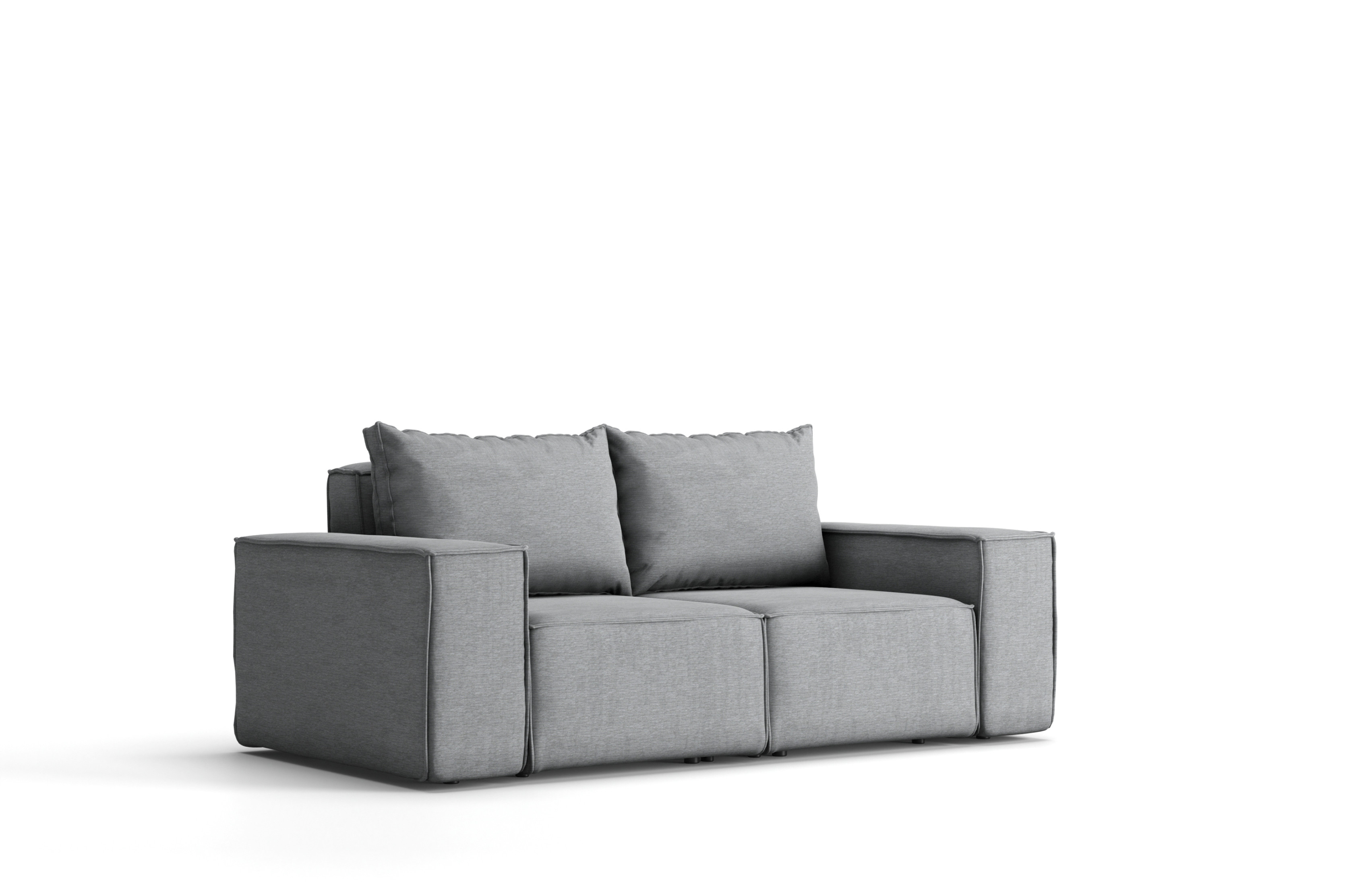 Sofa ogrodowa Garden, 2-osobowa, szary (23)