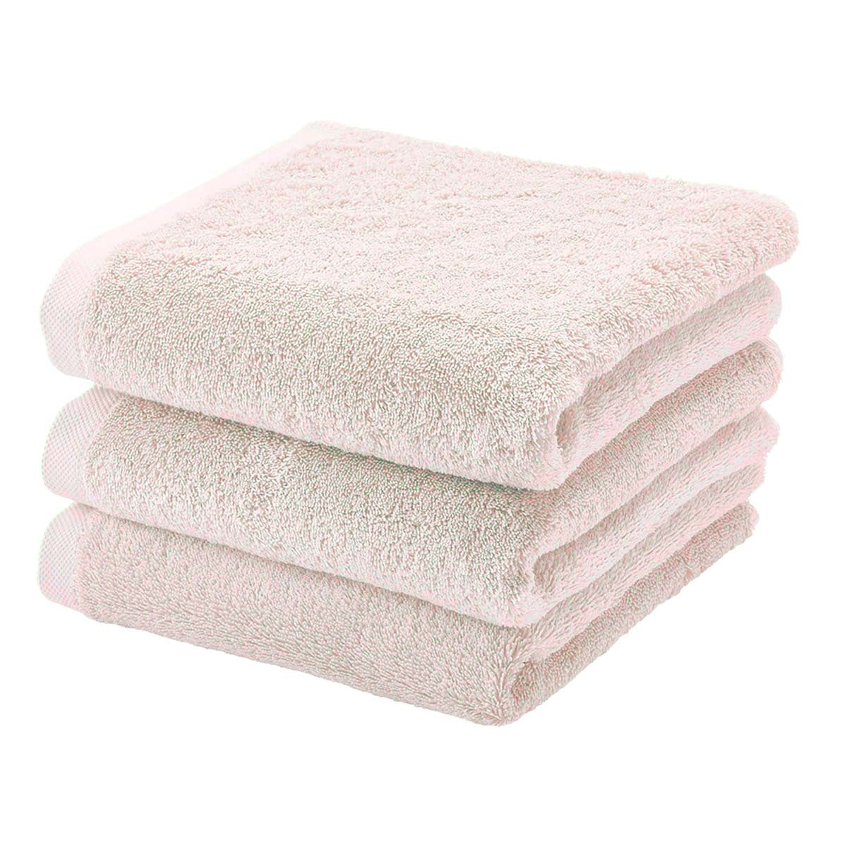 London Handdoek Cameo   Beige   Roze   Katoen