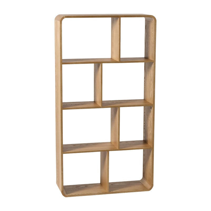 Vakkenkast Lennon 8 vakken - bruin - 140x75x25 cm