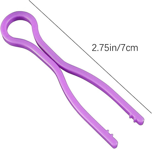 BASHLWUA 40 Pièces Porte-Fil de canette,Pinces Bobines Fil, 4 Color Porte Canette en Plastique Canette colorés Porte-Fil