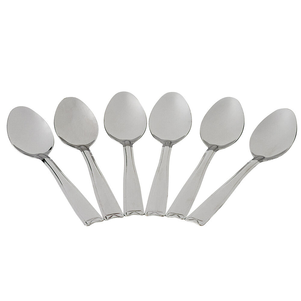 Lot de 6 cuillères à café en inox