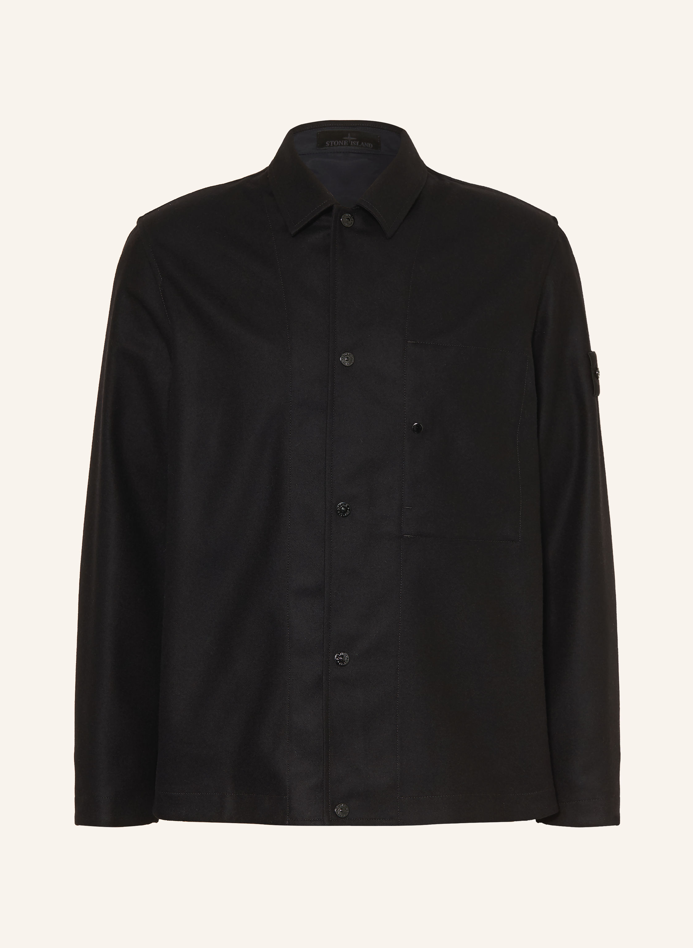 STONE ISLAND Overjacket GHOST aus Flanell
