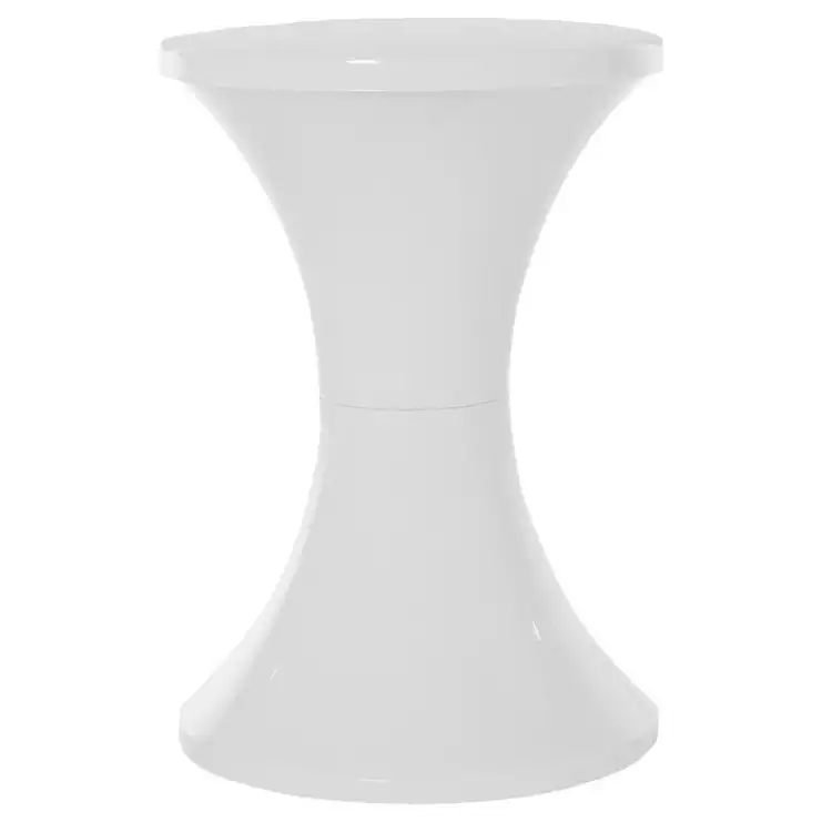 Tam Tam Plastic Stool - White