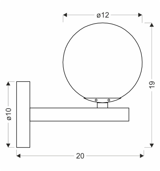 Lampa kinkiet KAMA czarny złoty 1x28 g9 klosz grafitowy