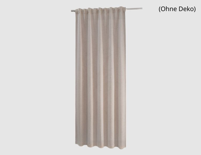 Verdeckte Schlaufe Barcelona Natur 245x135cm