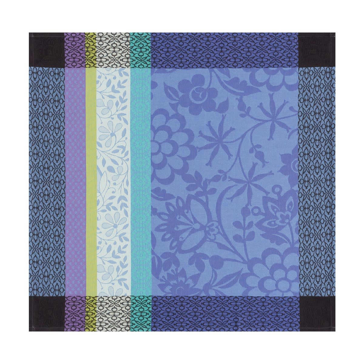 PROVENCE - Serviette en coton bleu lavande 58 x 58