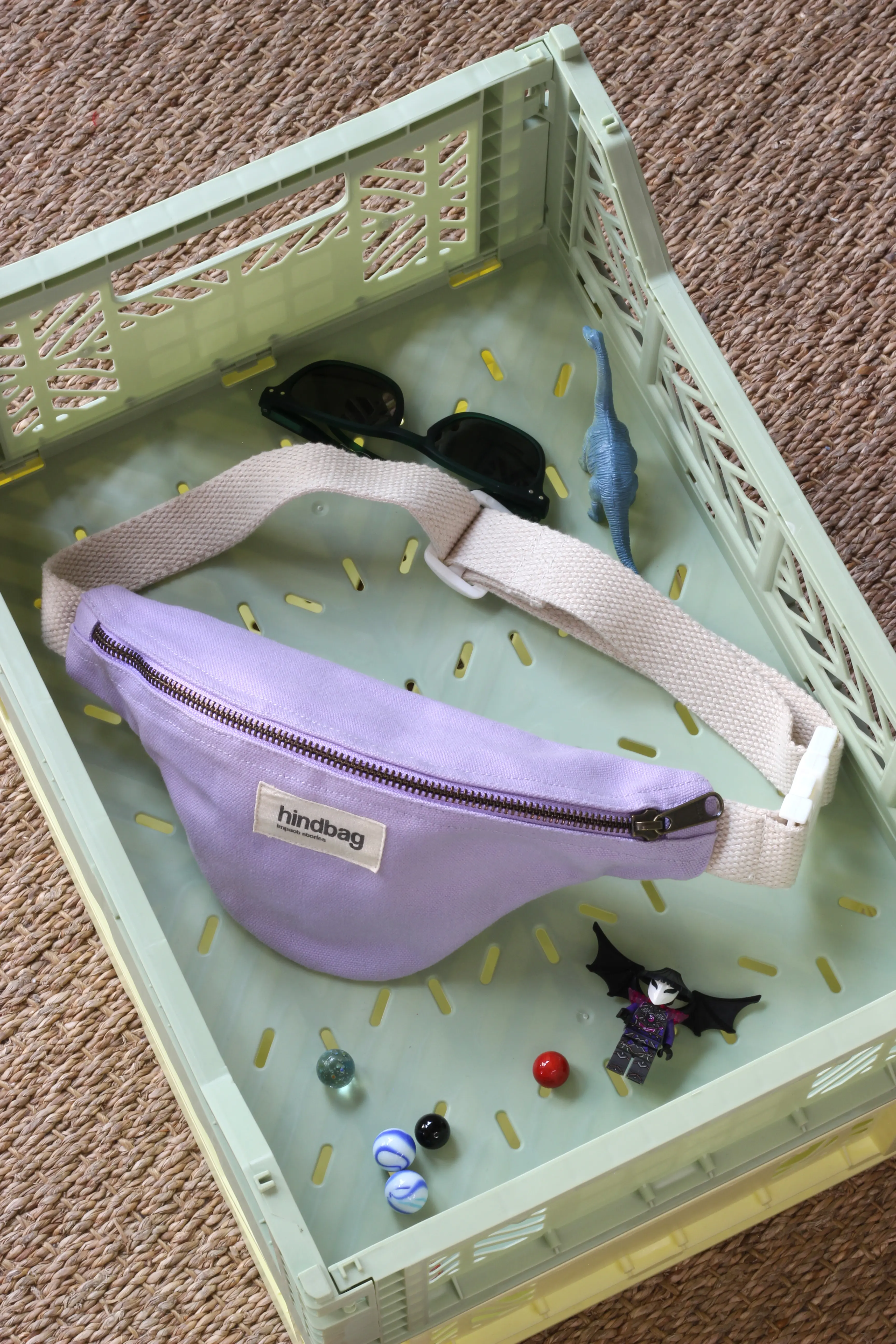 Sac banane enfant Augustin Lilas
