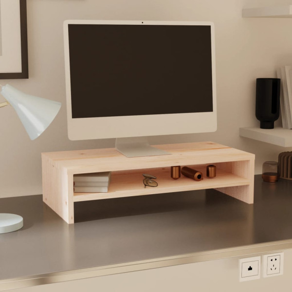 Podstawka na monitor 50x24x13 cm lite drewno sosnowe