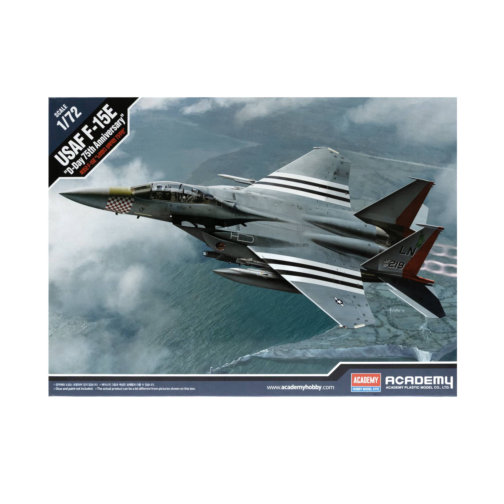 Academy USAF F-15E D-Day 75th Anniversary Model Kit 1:72