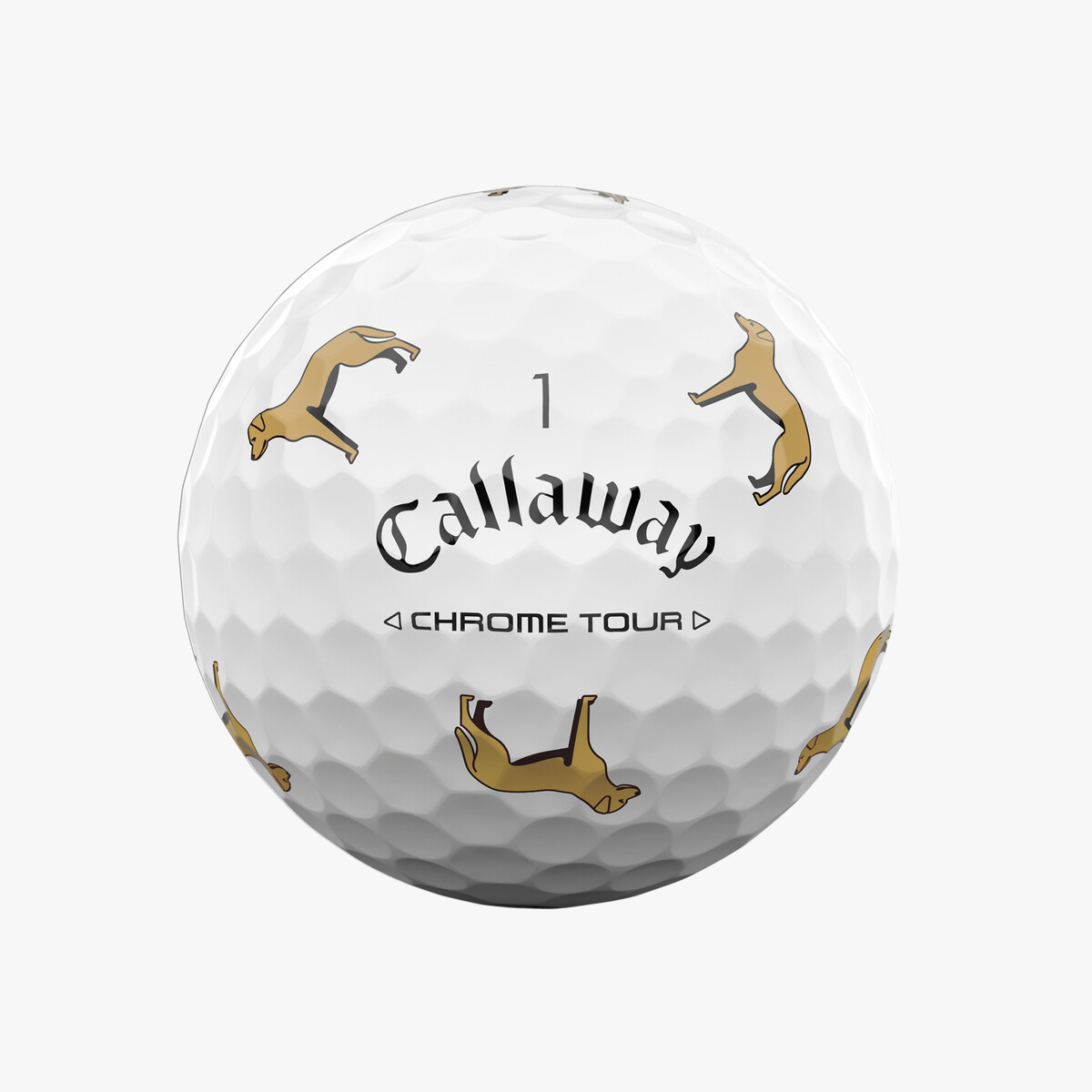 Chrome Tour Let the Big Dog Eat – Labrador Golf Balls