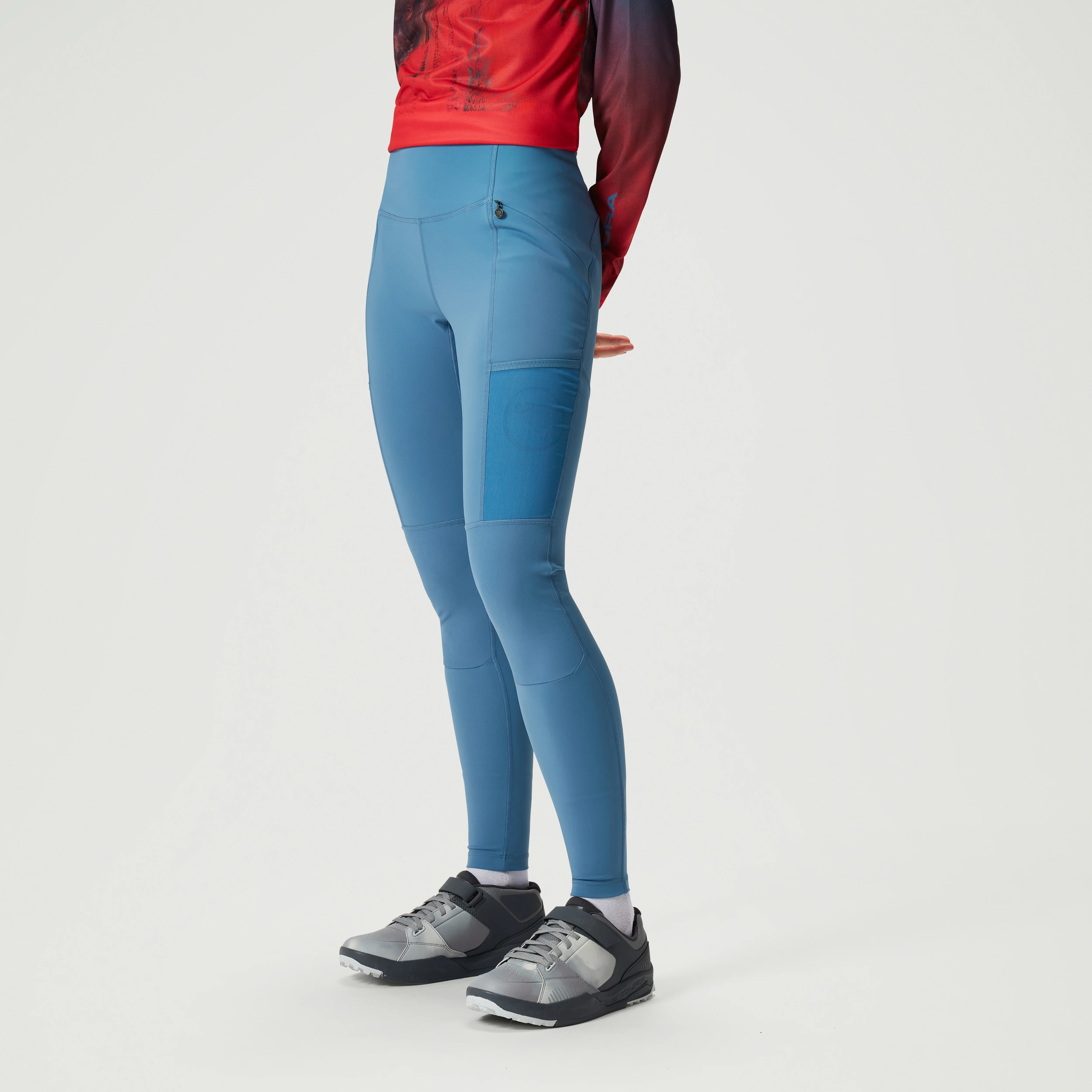 Women's SingleTrack Leggings - Blue Steel
