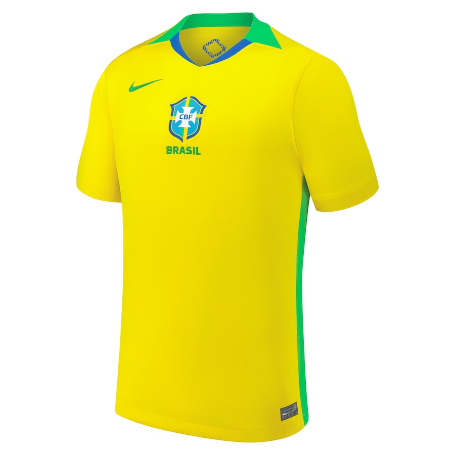 Brazil National Team Nike 2025/26 Home Replica Jersey - Yellow