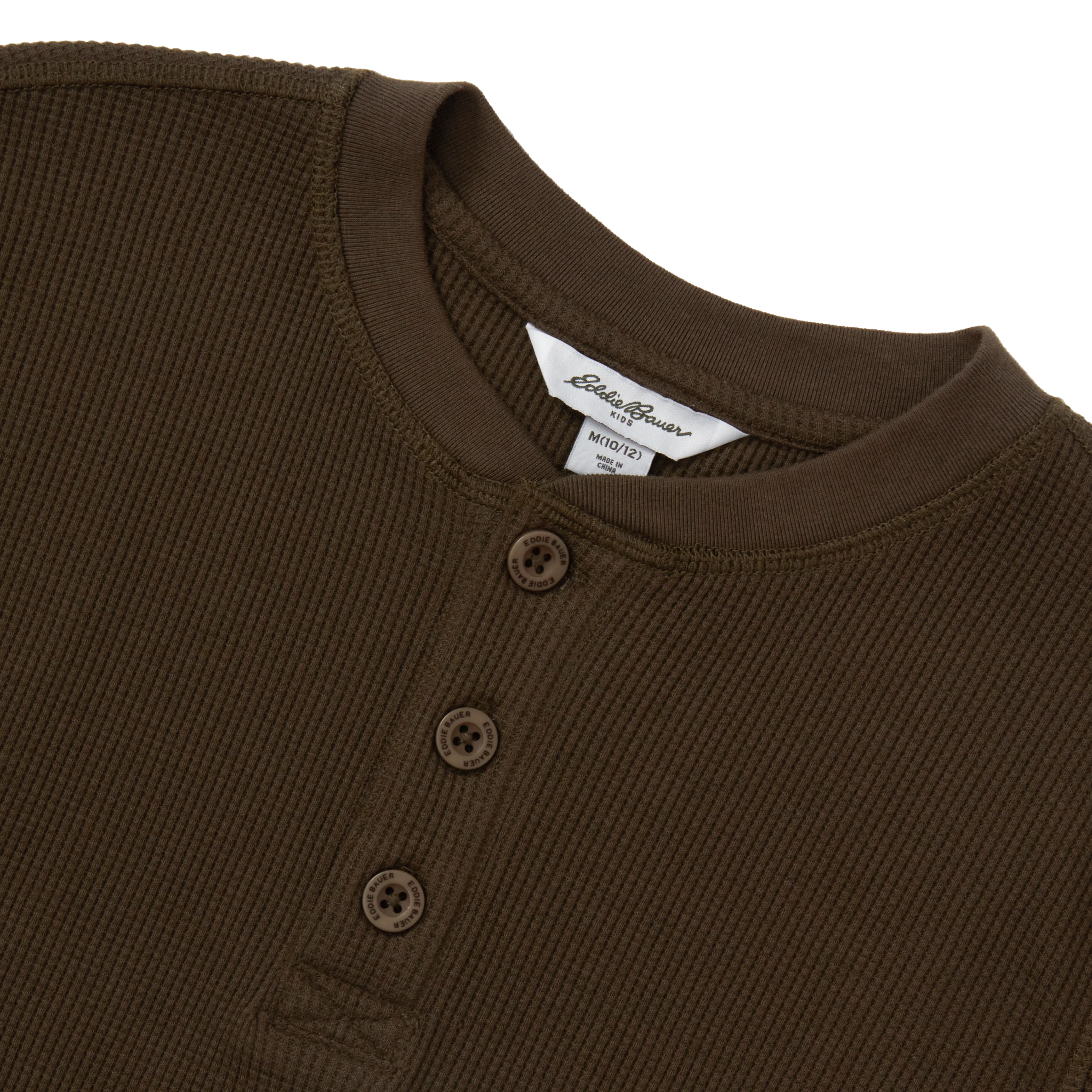 Boys' Long-Sleeve Thermal Henley