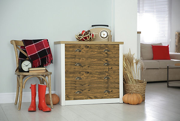 Adhésif décoratif noblessa© Bois Rustic L.1,50 m x l.45 cm