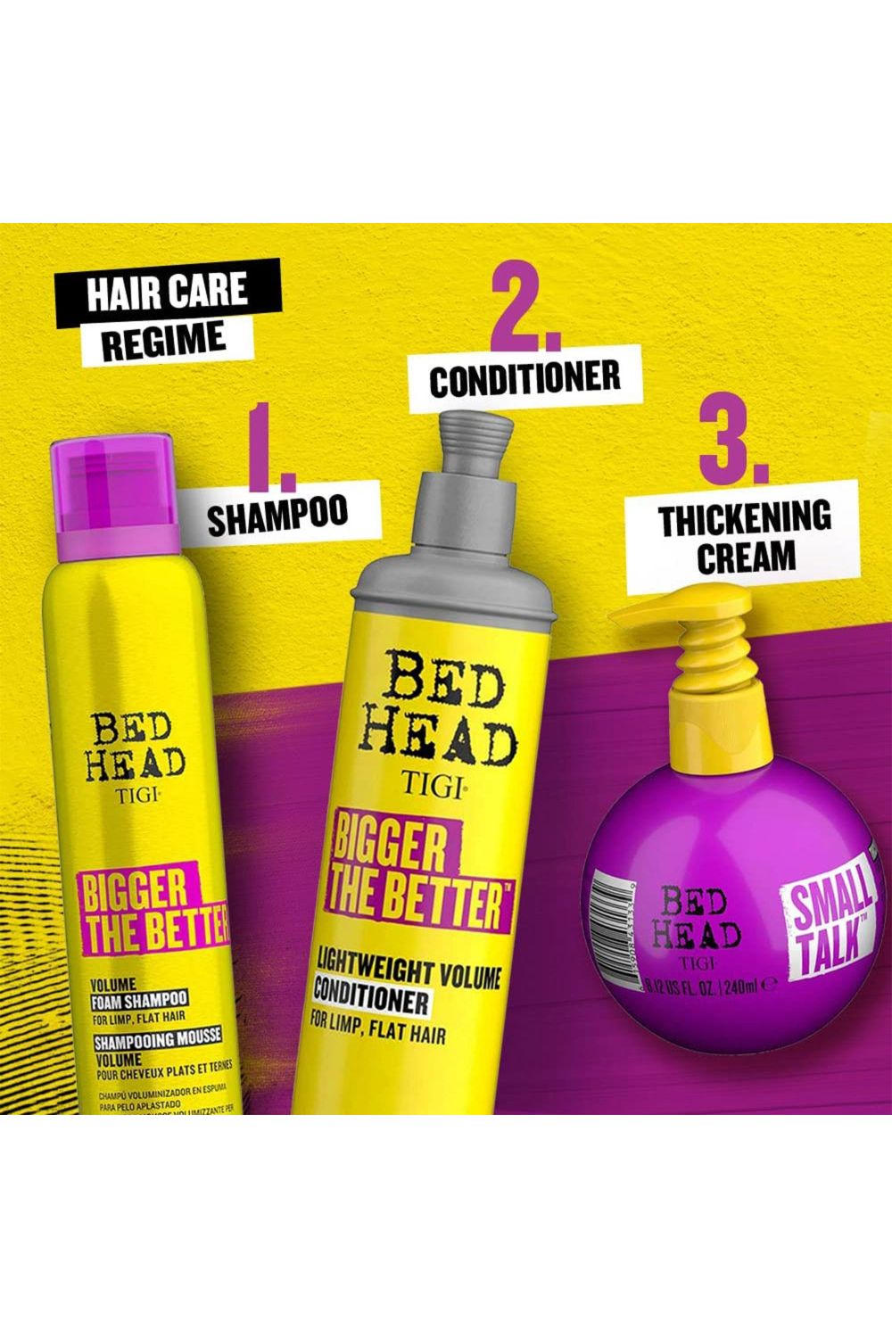 Tigi Small Talk Thickifier Stylizer Hair Volume 'Cream' 240ml 2pk