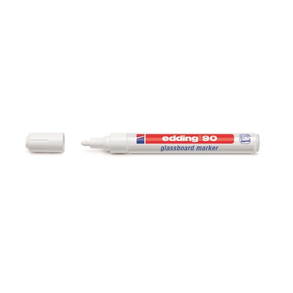WHITEBOARD MARKERINGSTUSJ 90 EDDING HVIT