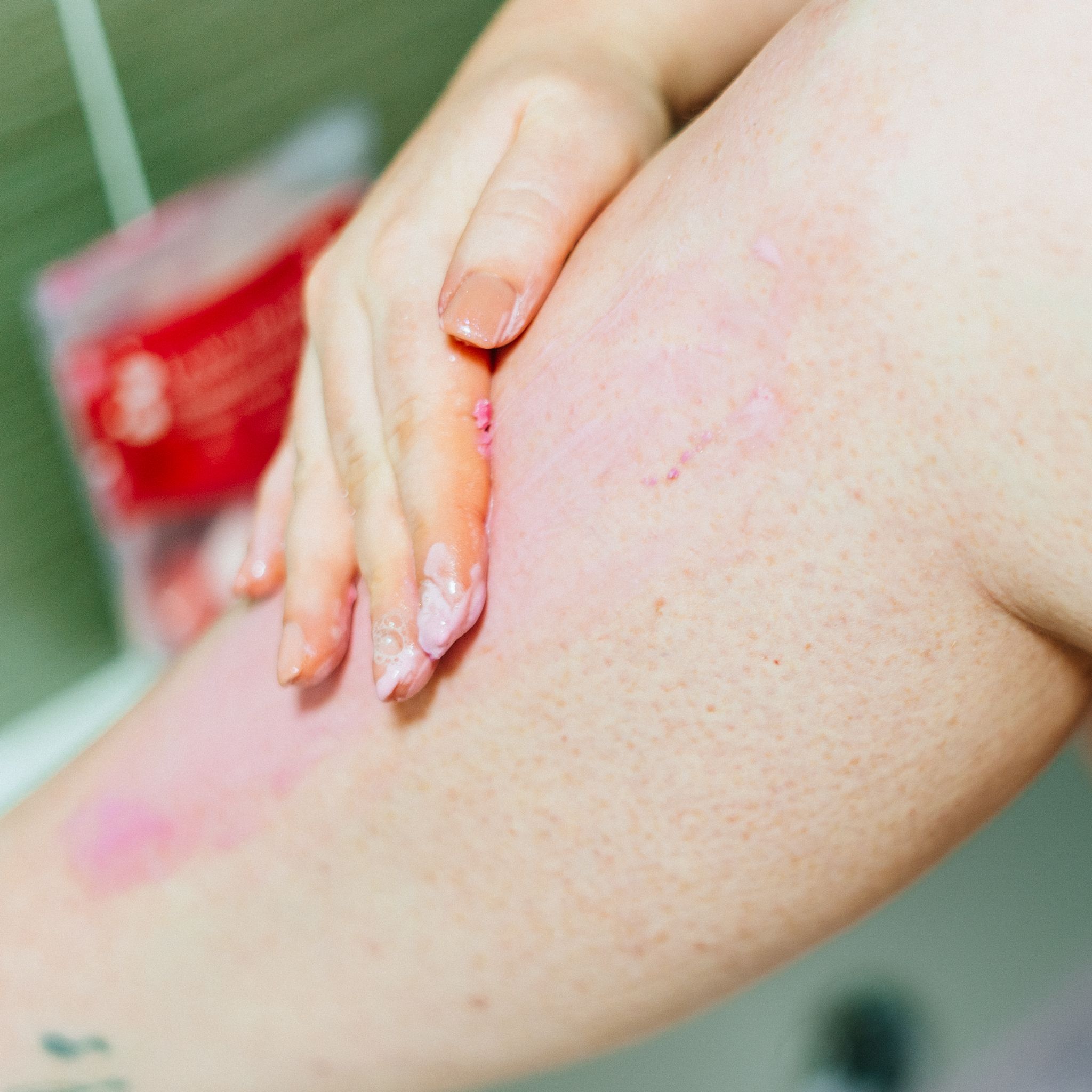 Scentish Raspberry Creme Whipped Soap