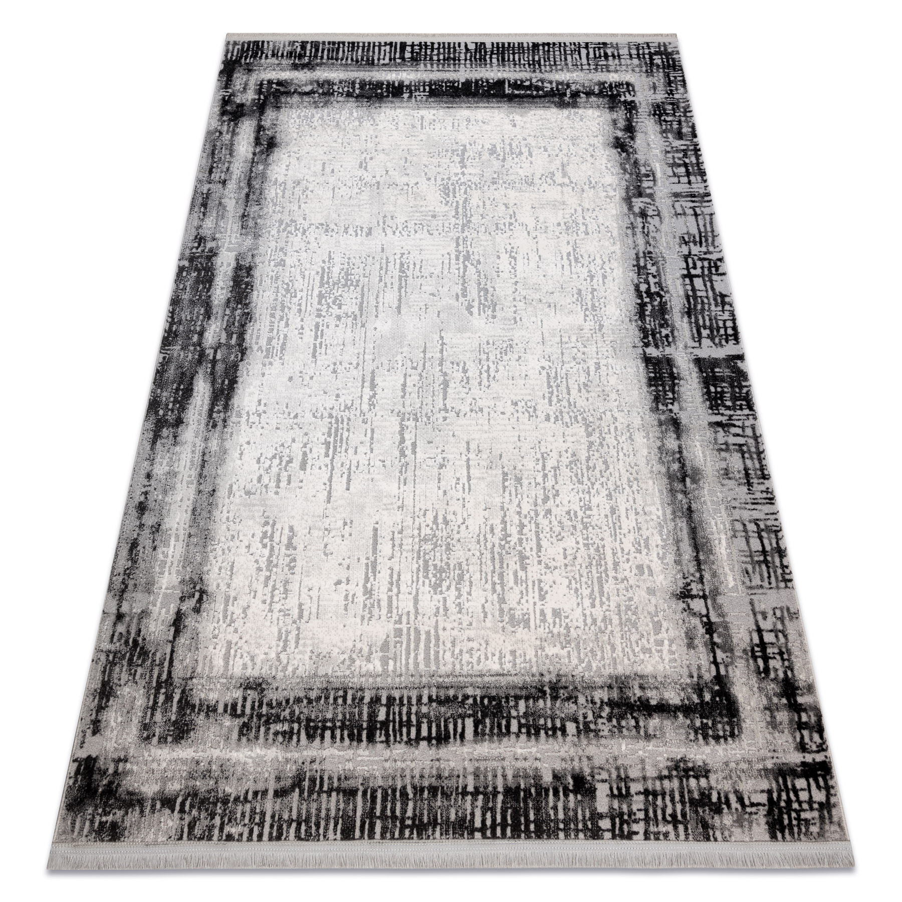 Dywan TULS nowoczesny, strukturalny, frędzle 51235 Vintage, 80x150 cm