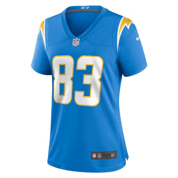 Nick Vannett Los Angeles Chargers Nike Women's Team Game Jersey -  Powder Blue
