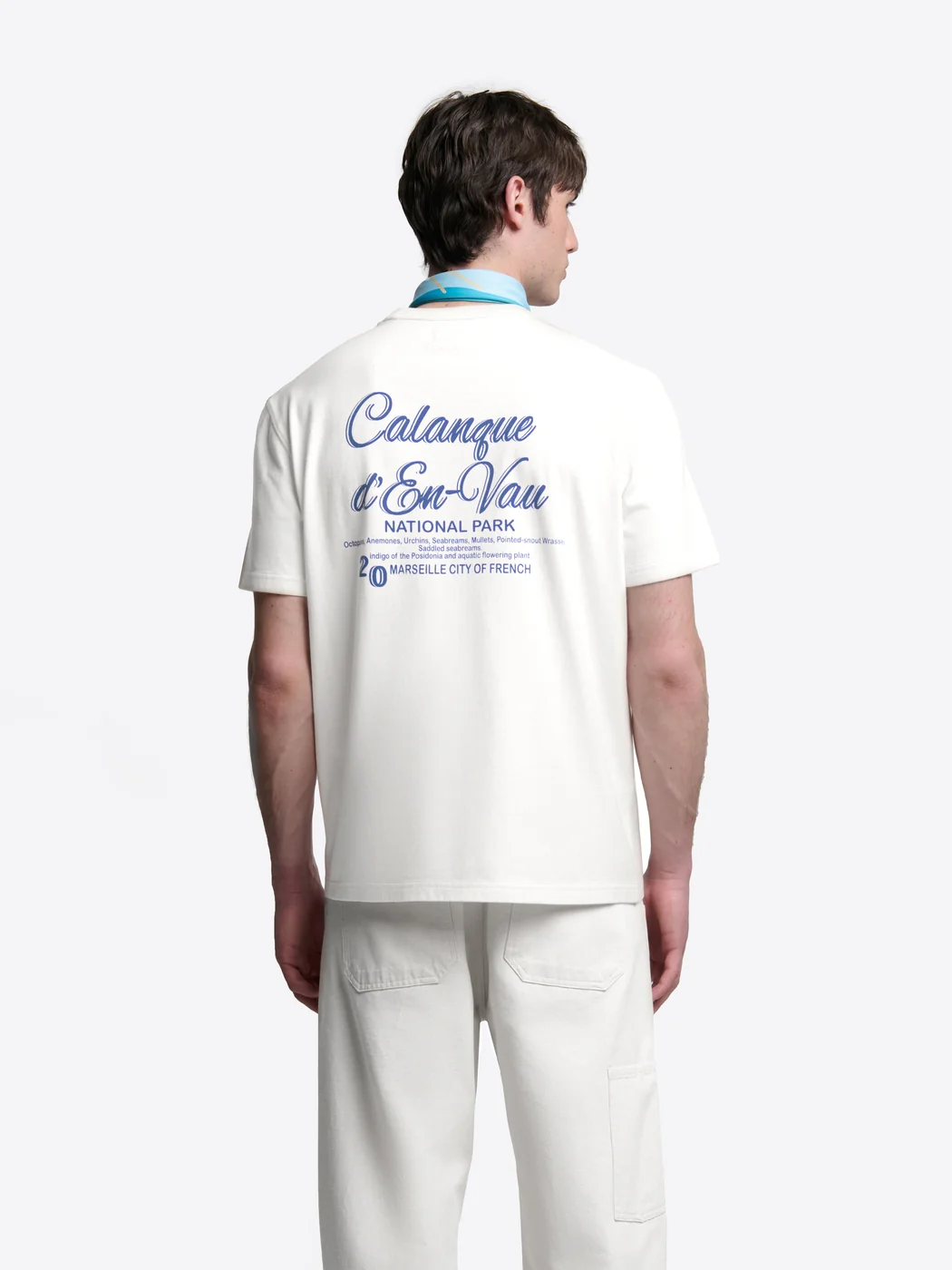 T-shirt col rond broderie - L'atelier