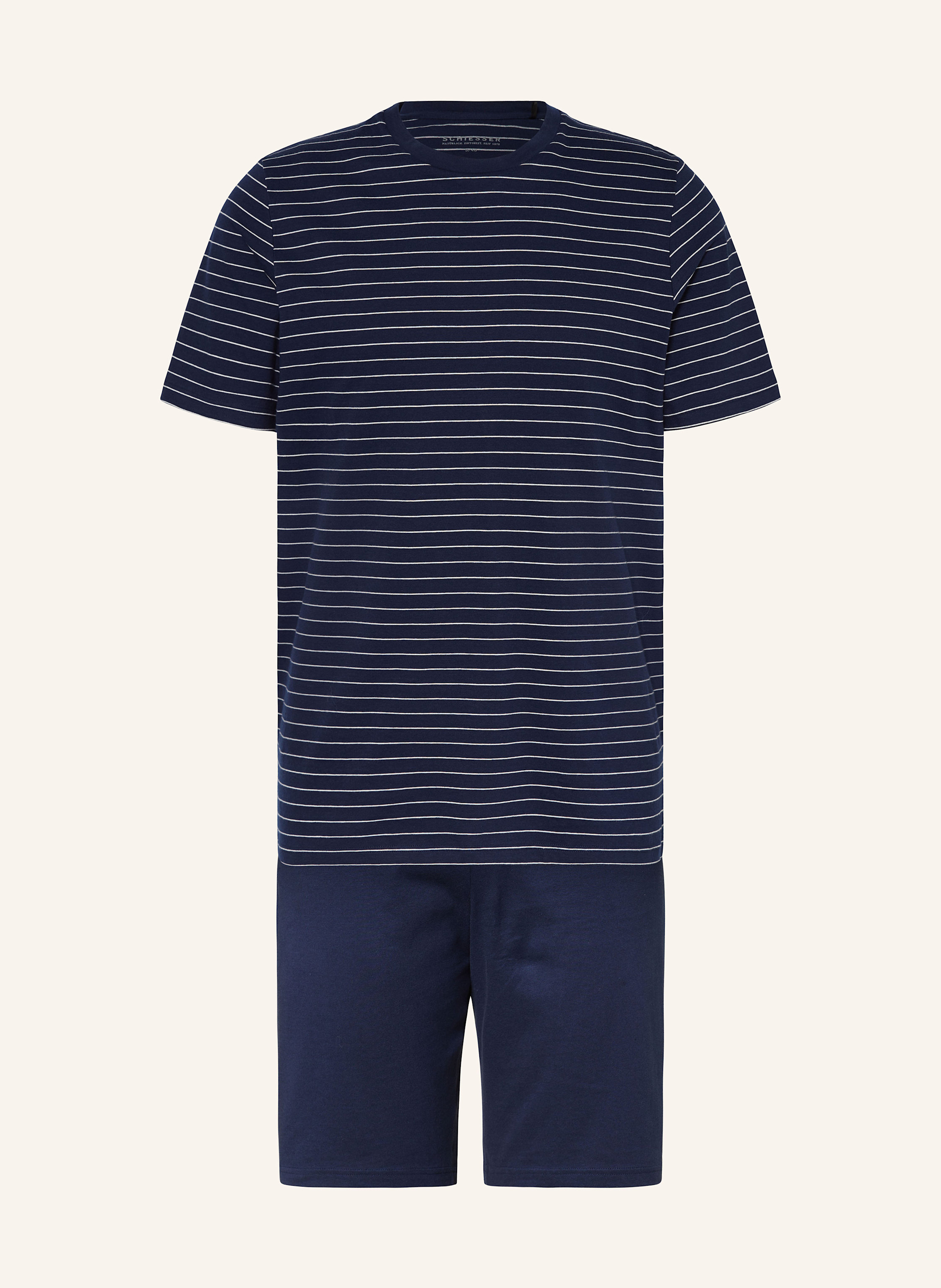 SCHIESSER Shorty-Schlafanzug CASUAL ESSENTIALS