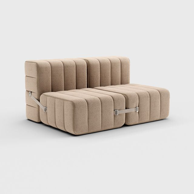 Curt-Set 4 - e.g. Flexibele 2-zitter - Dama - 0029 (Beige   Grijs)