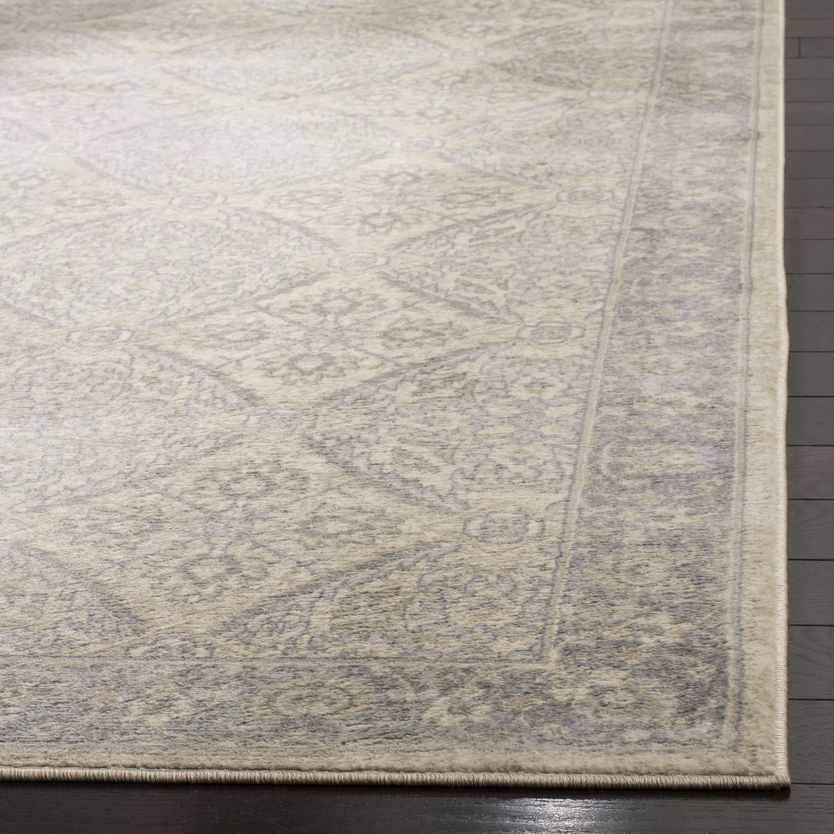 BRENTWOOD - Tapis de salon interieur en crème & gris, 183 x 274 cm