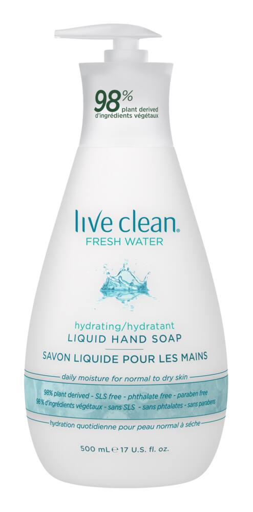 Live Clean® Liquid Hand Soap with Pump, Assorted Scents, 500-mL