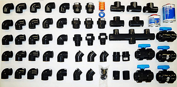 Kit Plomberie Piscine PVC Pression PN16 Diamètre 50