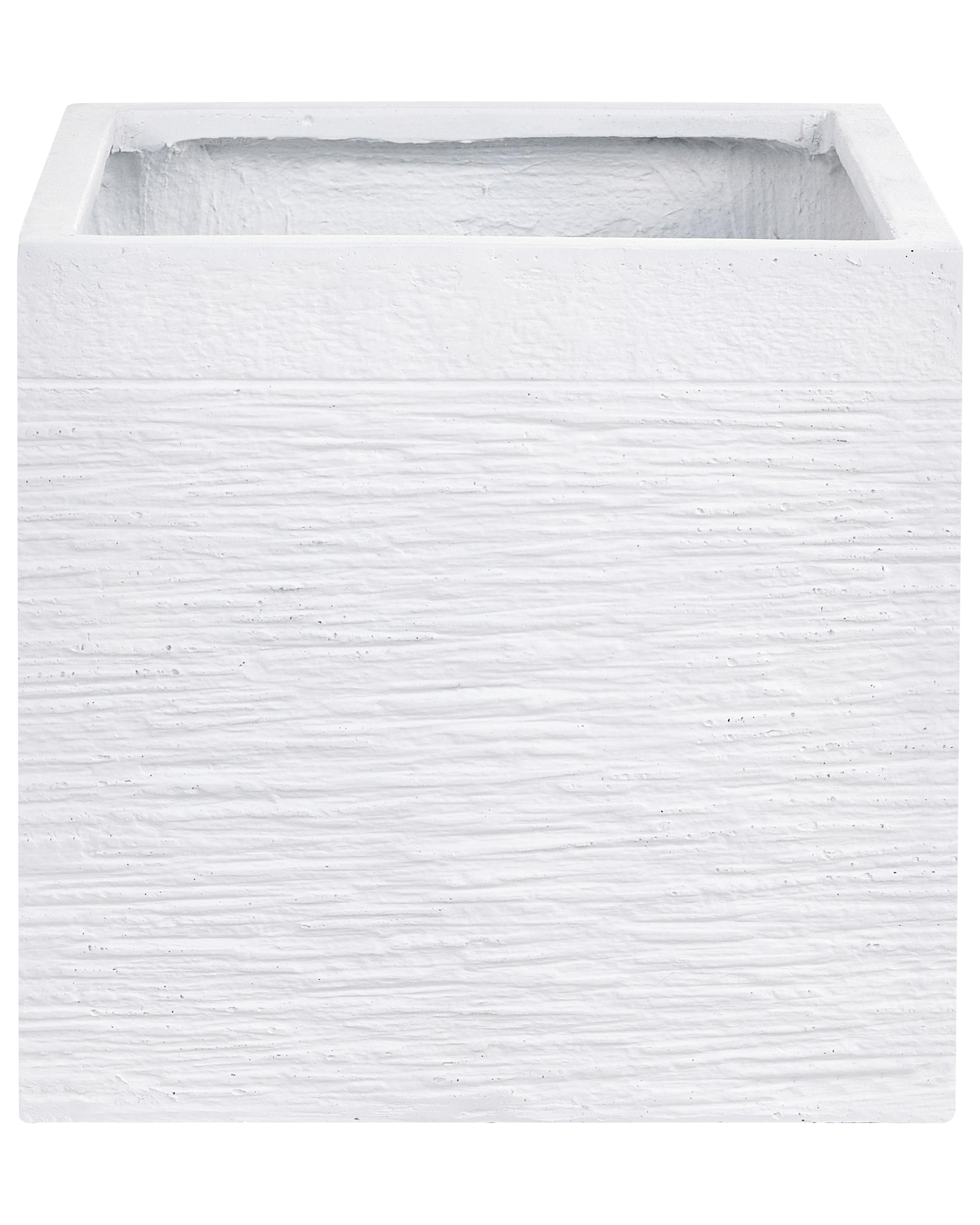 Plant Pot PAROS 30 cm White