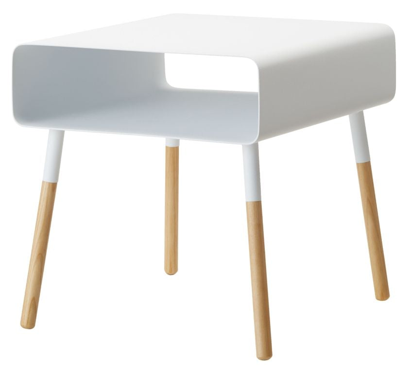 Yamazaki Bijzettafel Laag - Plain - Wit