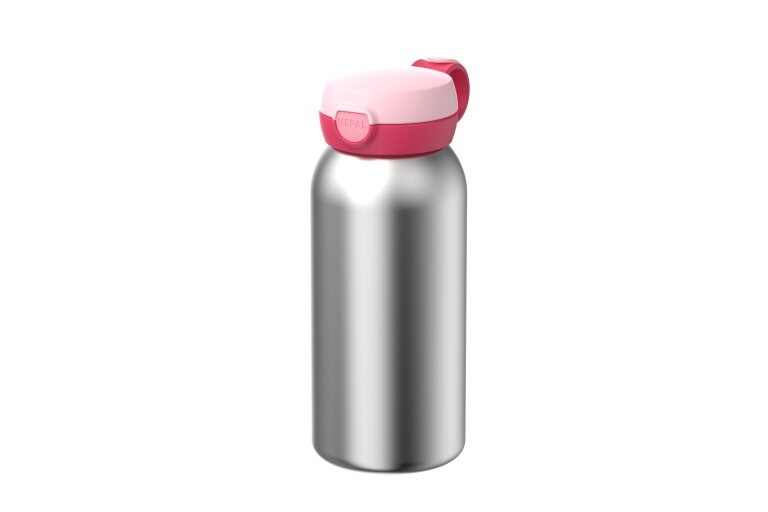 Campus RVS drinkfles met flipdop 600 ml - Cool pink