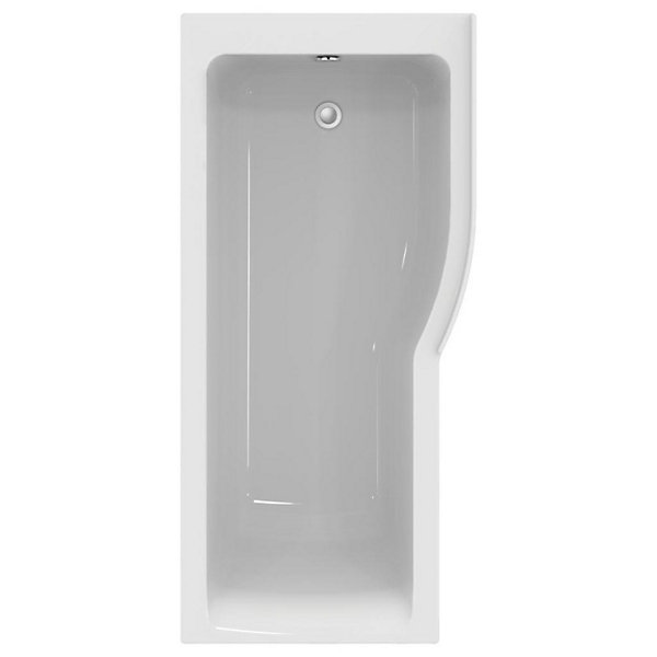 Ideal Standard baignoire pour bain douche170x80 asymétrique Connect Air droite blanc