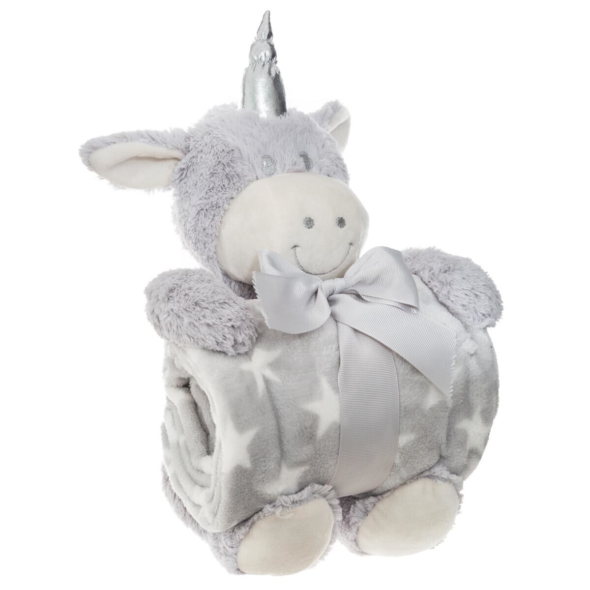 Plush blanket "Unicorn" 75x100 cm