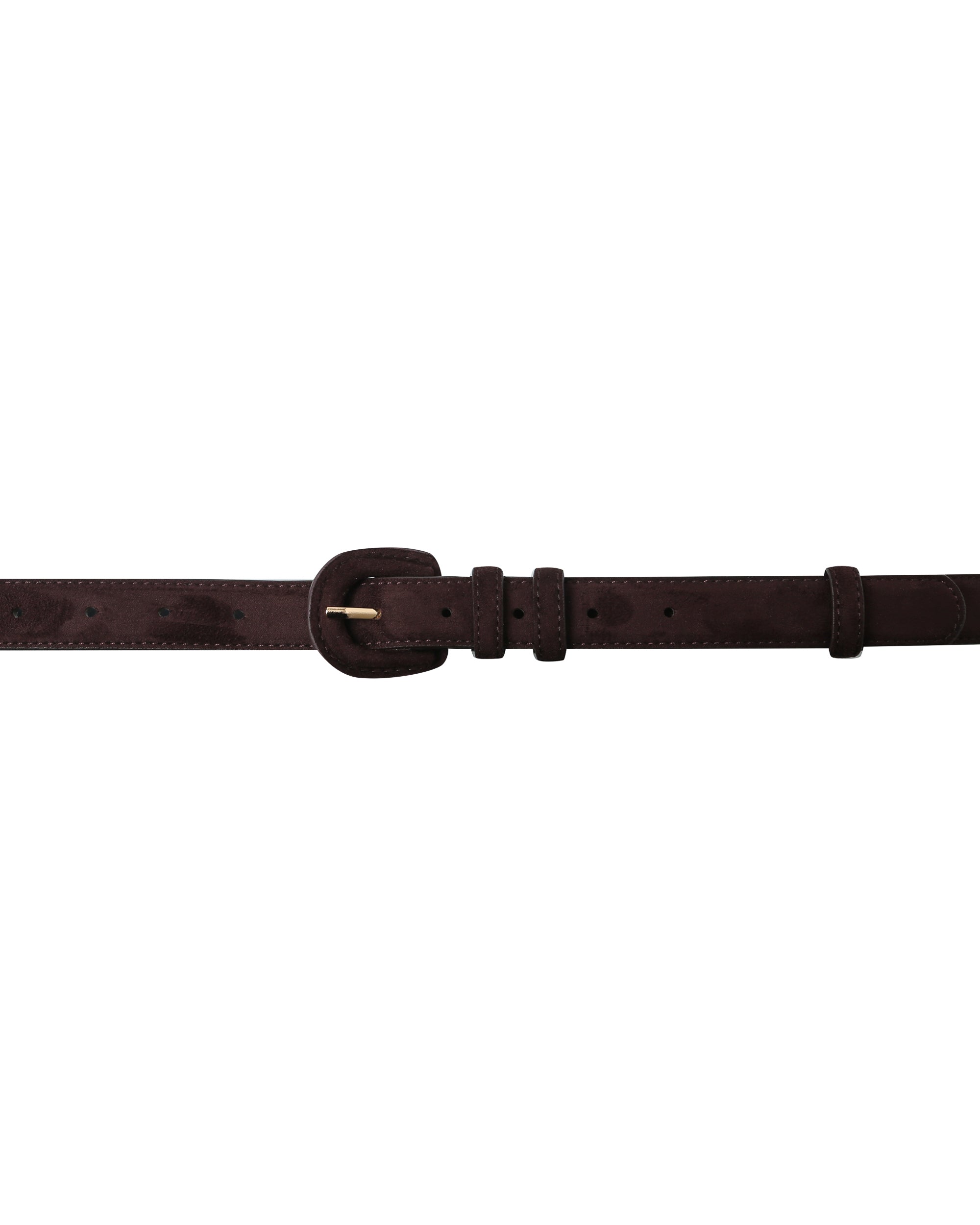 Ceinture en daim chocolat Scotland