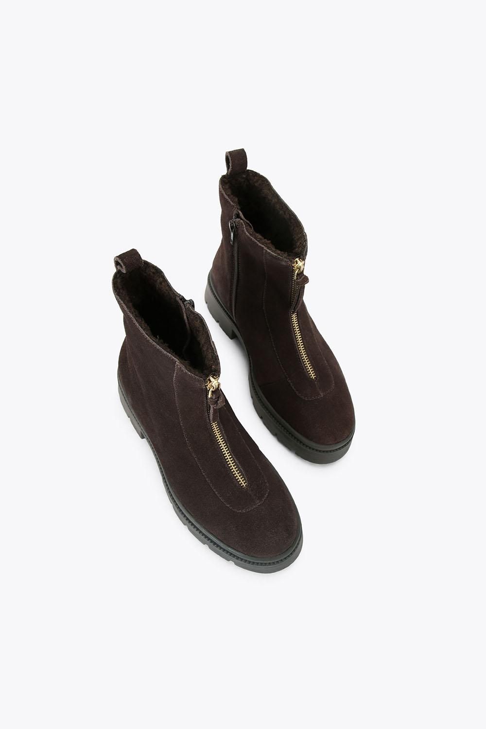 Carvela Malfa Zip Ankle' Suede Boots