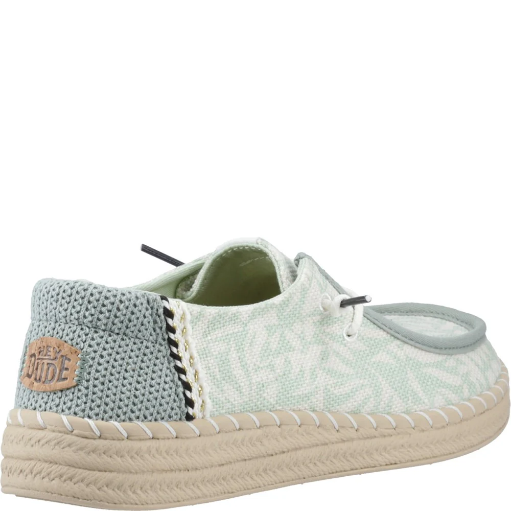 HEYDUDE Wendy Espadrille Retro Palm Shoes