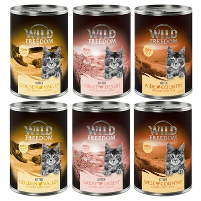 Wild Freedom Kitten 6 x 400g