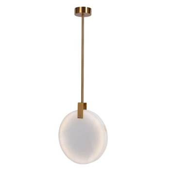 LAMPA WISZĄCA LED 30cm MARBLE NATURALNY MARMUR