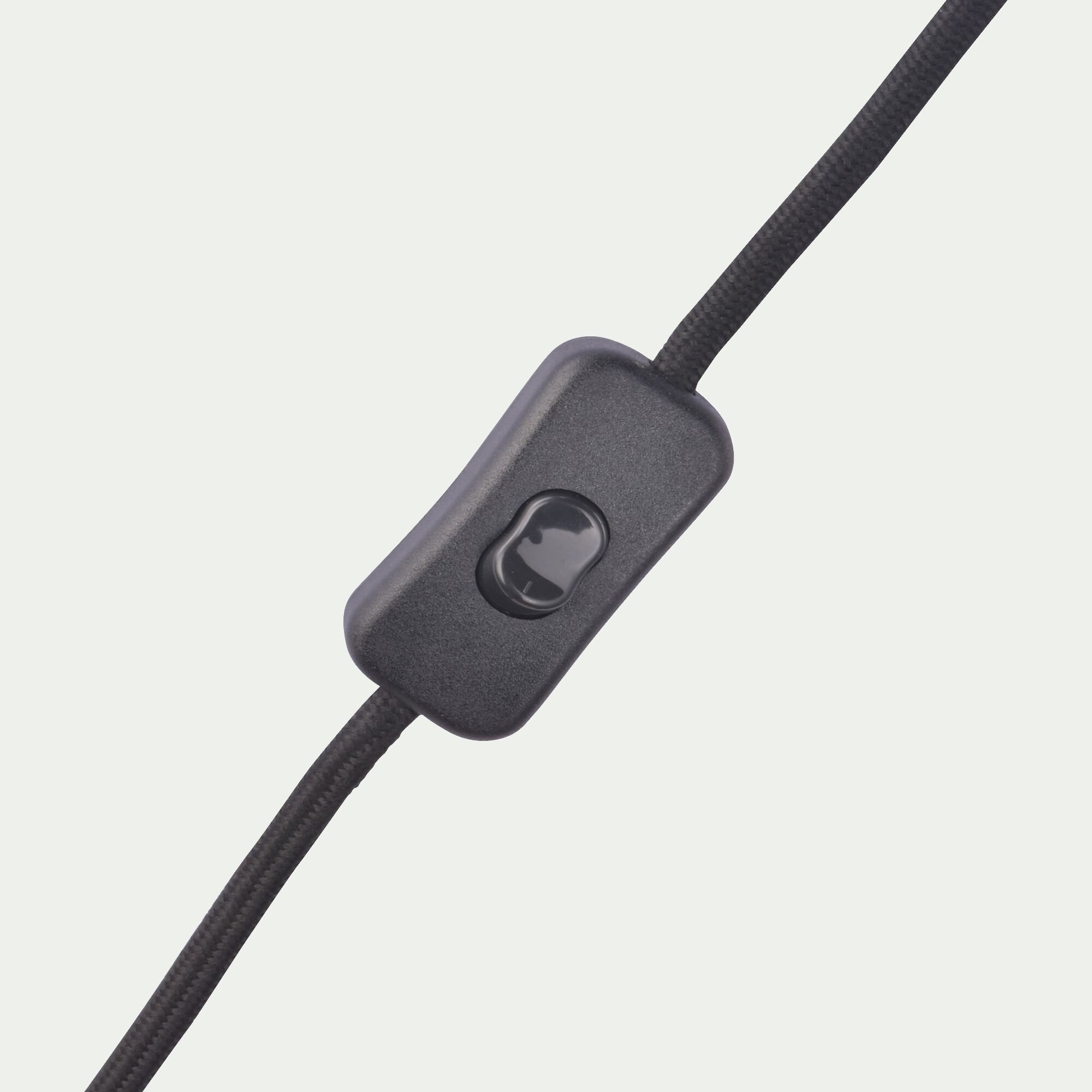 YONI - Lampe à pince électrifiée en acier H31cm - brun rustrel