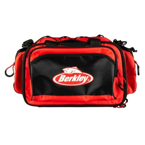 Berkley Large Fishing Tackle Bag With Two Tackle Trays -Multiple Storage Pockets