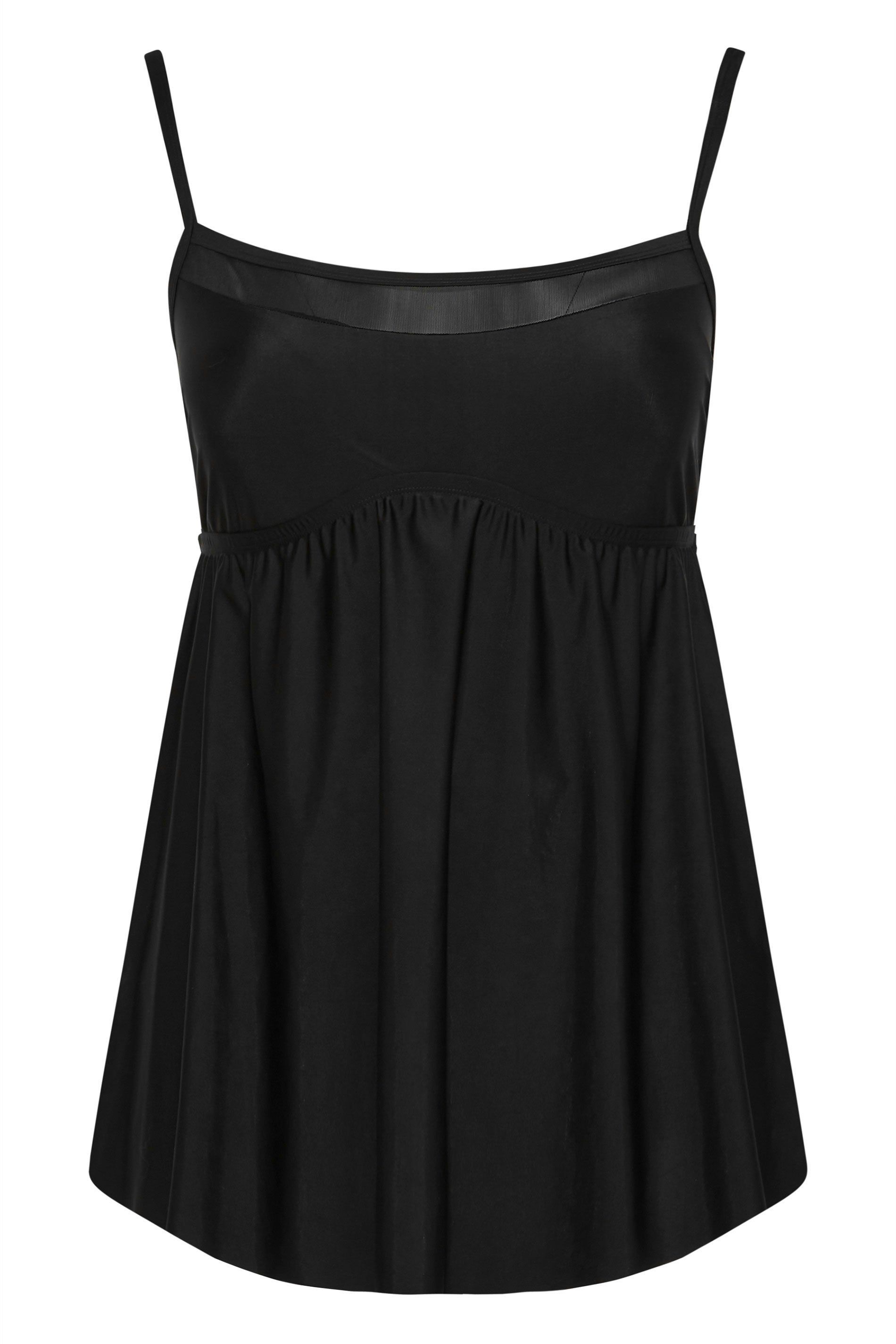 Yours Mesh Panel Tummy Control Swim Dress