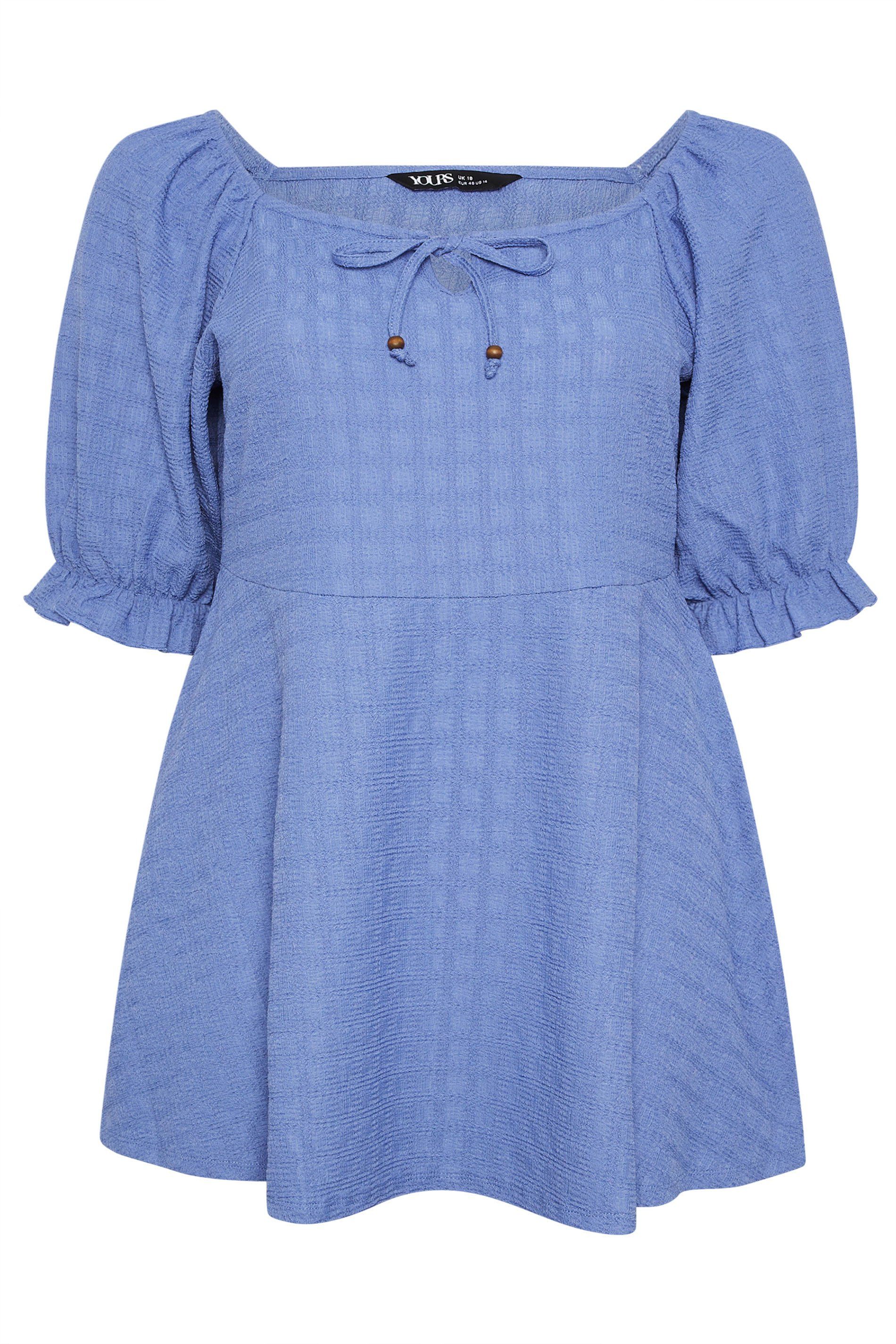 Yours Textured Milkmaid Top