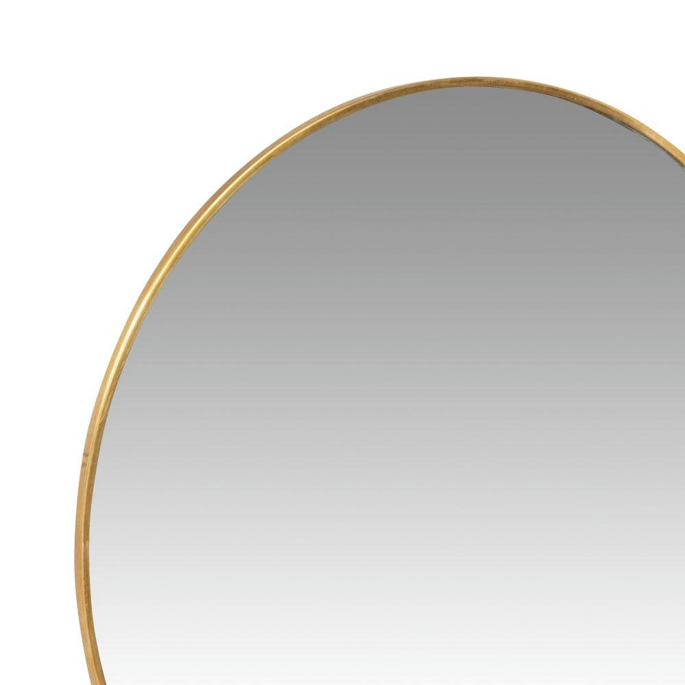 KENYA - Miroirs ronds en métal doré (x3) D28