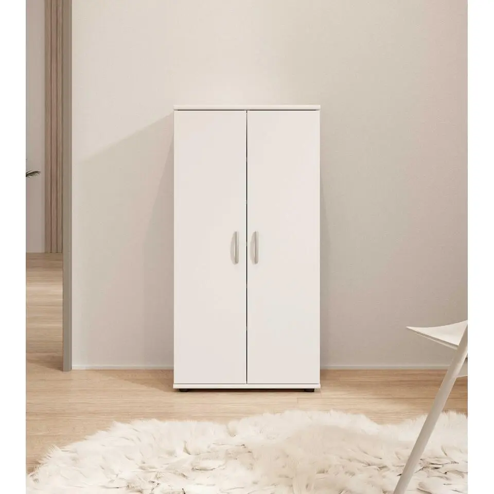 Schoenenkast Talent - 55x34x108cm - 5 legplanken - wit