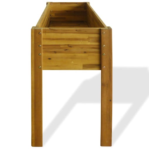 NNEVL Raised Garden Raised Bed Solid Acacia Wood